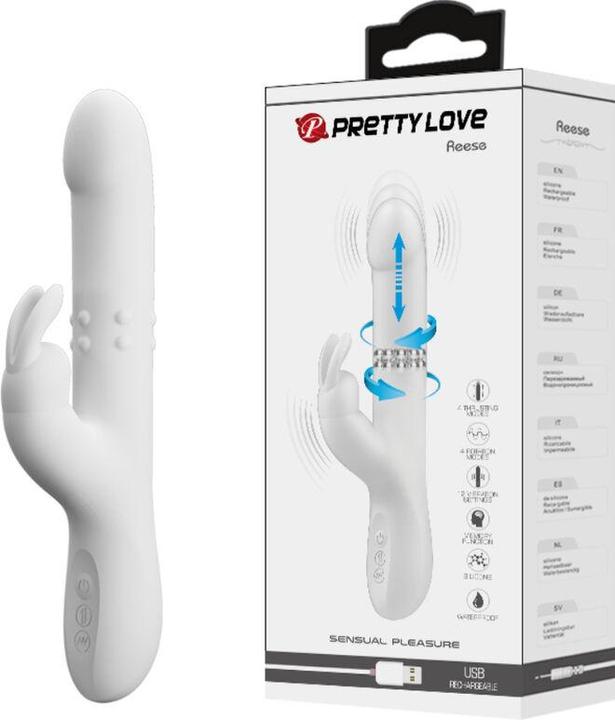 Produktbild Pretty Love Reese Rotierender Vibrator Silber