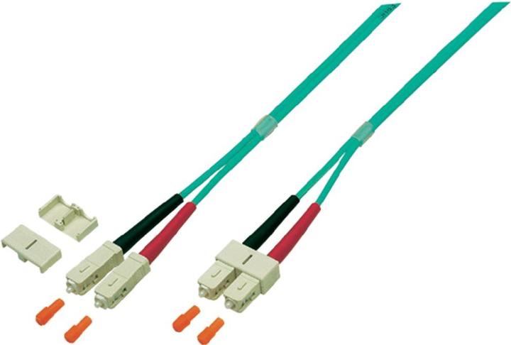 Produktbild EFB Elektronik Duplex Jumper SC/SC 50/125µ,3 Meter, ECOFIBER, OM3+,LSZH (LSOH, CAT7, 3 m)
