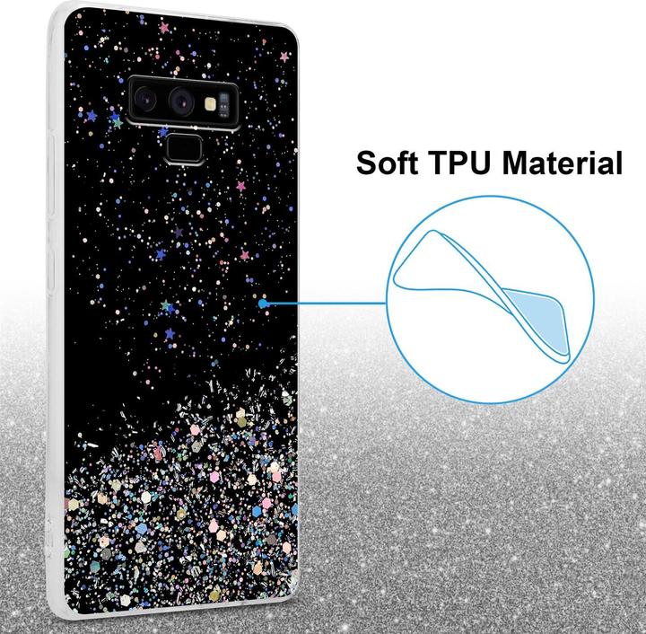 Image du produit Cadorabo Couverture TPU paillettes scintillantes (Samsung Galaxy Note 9)