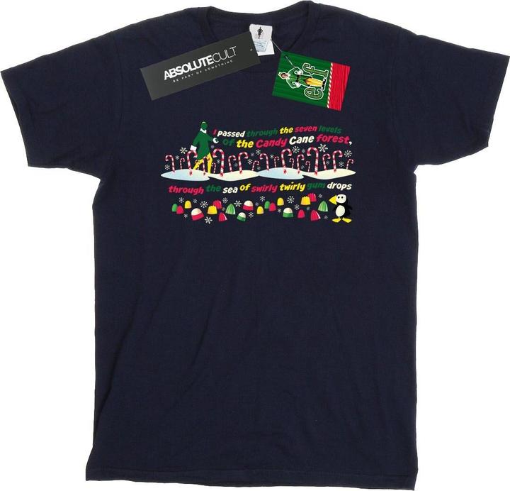Elf Candy Cane Forest TShirt (XL)