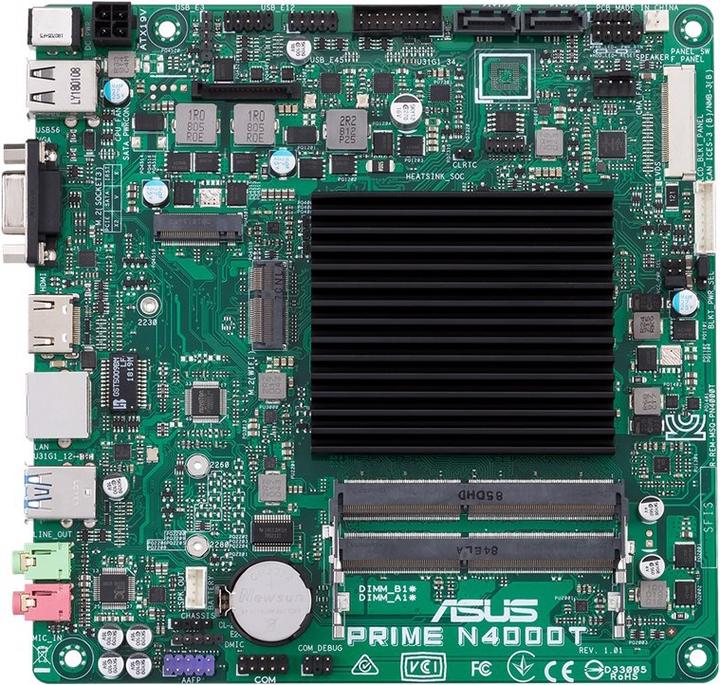 Actual product image ASUS PRIME N4000T (LGA 775, LGA 1156, LGA 1155, Socket 478, LGA 1150, Socket P, Socket M, LGA 1200, Socket 370, LGA 1700, Mini-ITX)