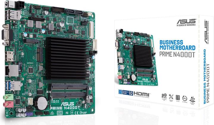 Actual product image ASUS PRIME N4000T (LGA 775, LGA 1156, LGA 1155, Socket 478, LGA 1150, Socket P, Socket M, LGA 1200, Socket 370, LGA 1700, Mini-ITX)