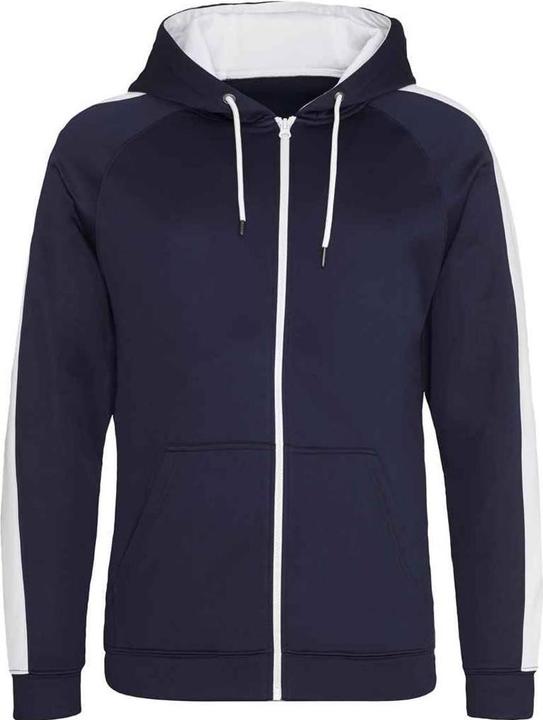 Awdis Hoodie mit durchgehendem Reissverschluss Sport