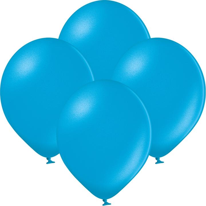 Produktbild bonacker ballonversand Ballons cyan - Premium-Qualität aus Naturkautschuk (25 x)