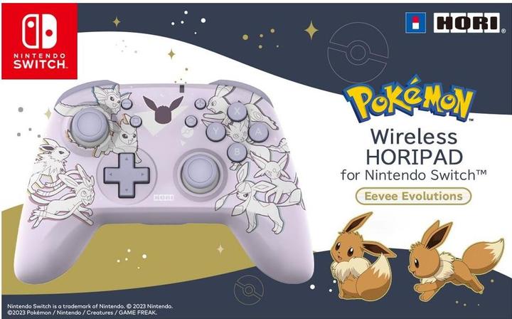 Actual product image HORI Wirelss HORIPAD Eevee Evolutions PU 4 (Switch)