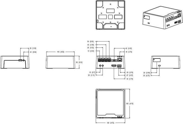 Actual product image Axis F9114-R Mk II Main Unit (3840 x 2160 pixels)