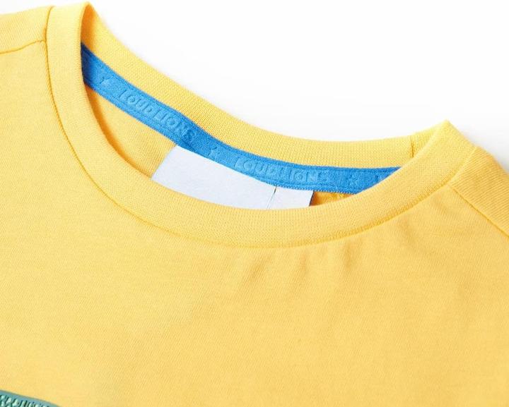 Immagine prodotto VidaXL Maglietta per bambini ocra chiaro 140,Materiale: 100 (140)