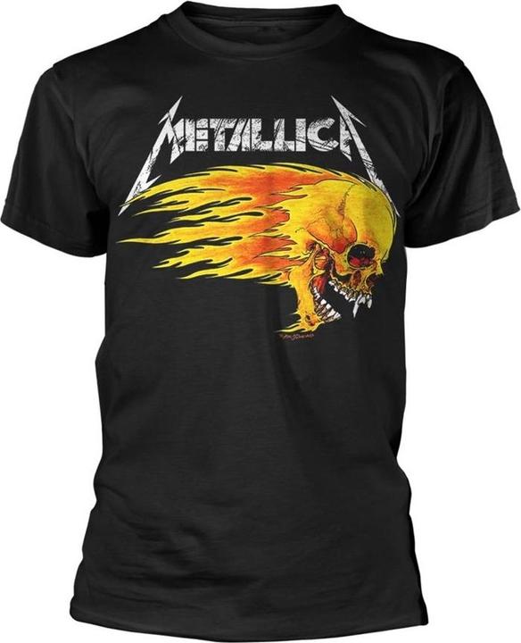 Metallica TShirt Erwachsene Flaming Skull Tour '94