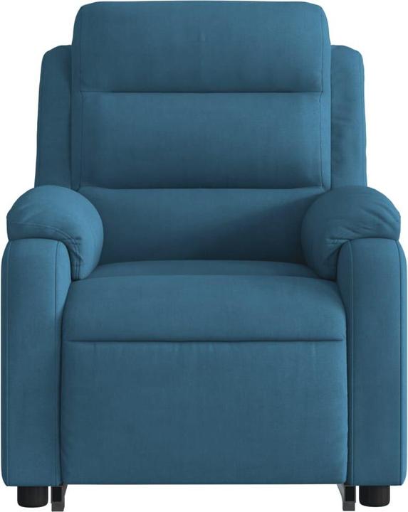 Image du produit VidaXL Fauteuil de massage releveur électrique Fauteuil de relaxation bleu velours