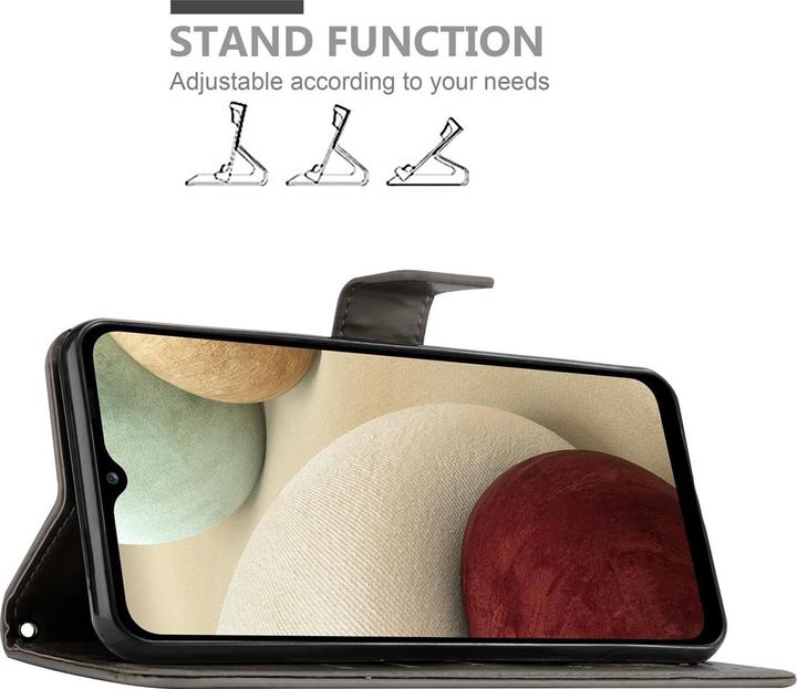 Produktbild Cadorabo Flower Book Cover (Samsung Galaxy A12, Samsung Galaxy M12)