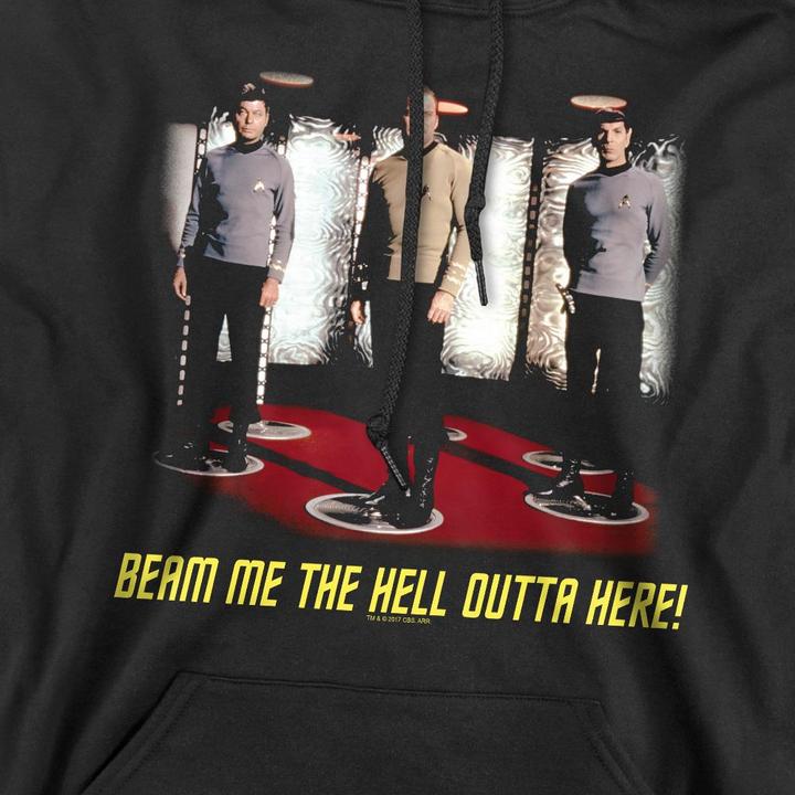 Immagine prodotto Beam Me Out Felpa con Cappuccio Uomo (L)