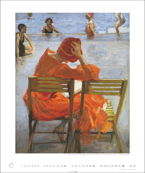 Actual product image Lesende Frauen Edition Kalender 2026 (46 x 55 cm, Hardcover, German)