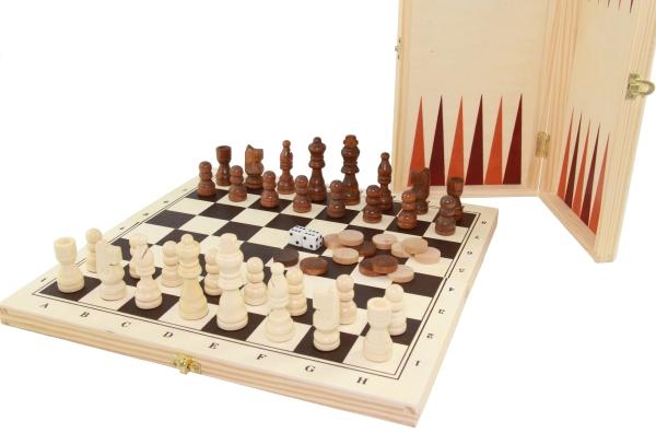 Actual product image Weible Chess - Checkers - Backgammon