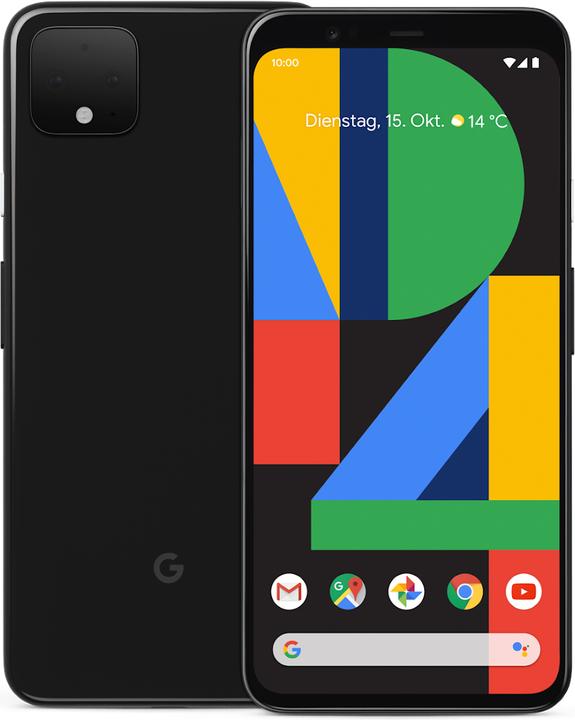 Google Pixel 4 (64 Go, Just Black, 5.70", SIM simple, 16 Mpx, 4G)