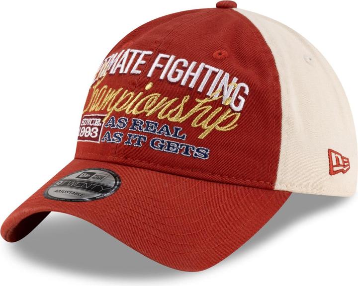 Actual product image New Era 9Twenty Unisex Cap - UFC MMA stone washed rust