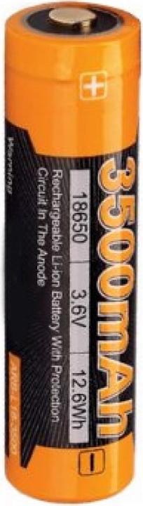 Actual product image Panasonic Akku 18650 und 3facher Schutzschaltung (1 pcs., 3500 mAh, Rechargeable battery)