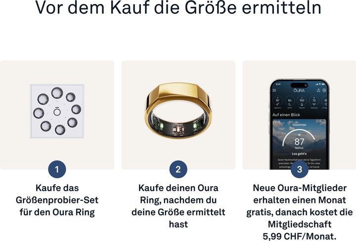 Immagine prodotto Oura Ring Gen3 Heritage (9, Oro)