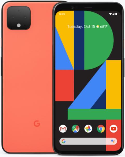 Google Pixel 4 (64 GB, Oh So Orange, 5.70", SIM + eSIM, 16 Mpx, 4G)