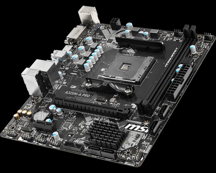 Immagine prodotto MSI A320M-A Pro (AM4, AMD A320, mATX)
