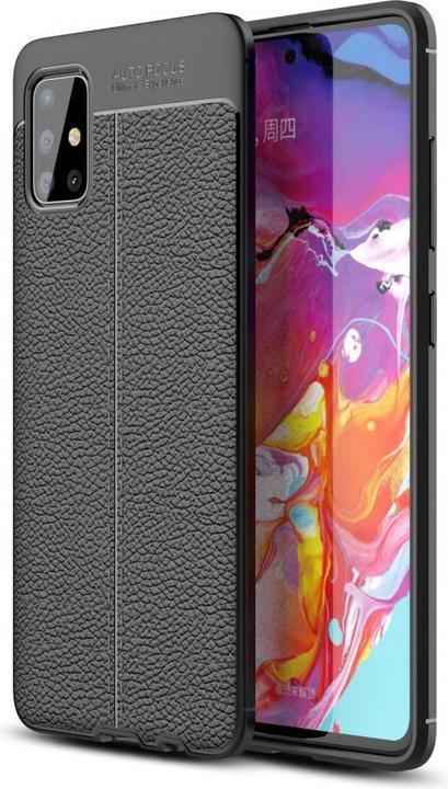 Actual product image Screenguard Samsung Galaxy A51 4G Case Leather Design TPU Cover (Samsung Galaxy A51)