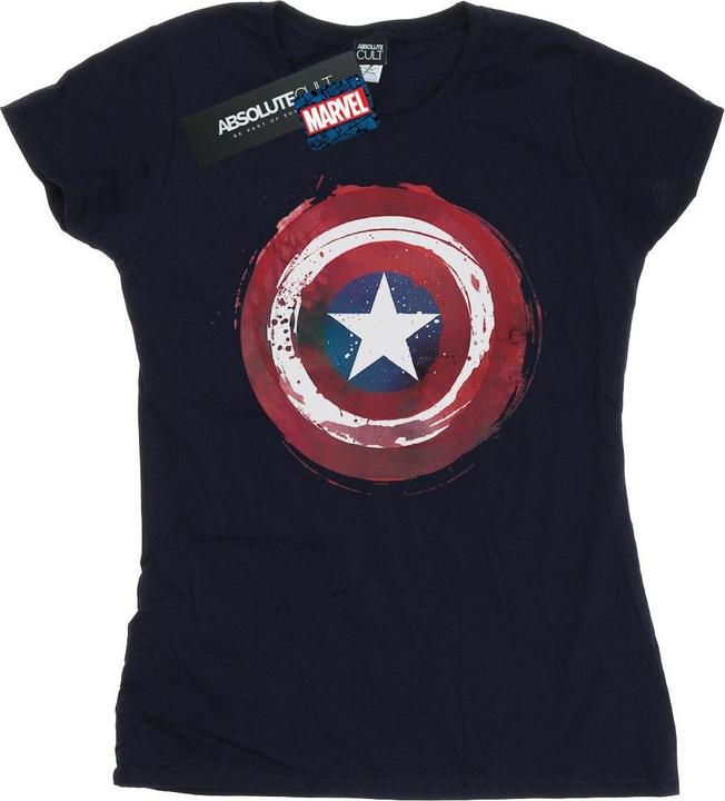Captain America Splatter Shield TShirt