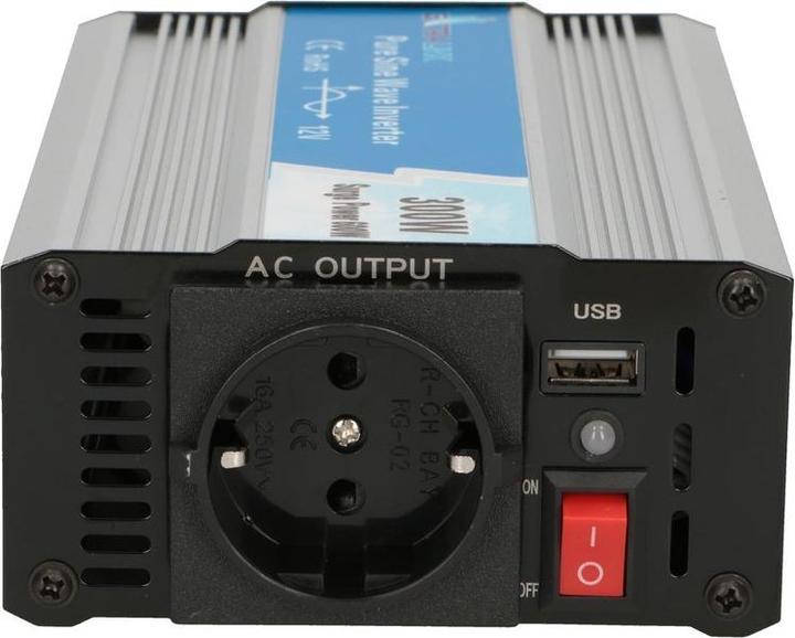 Produktbild Extralink CAR VOLTAGE CONVERTER 12V - 230V, 300W, PURE SINUS OPIP-300W