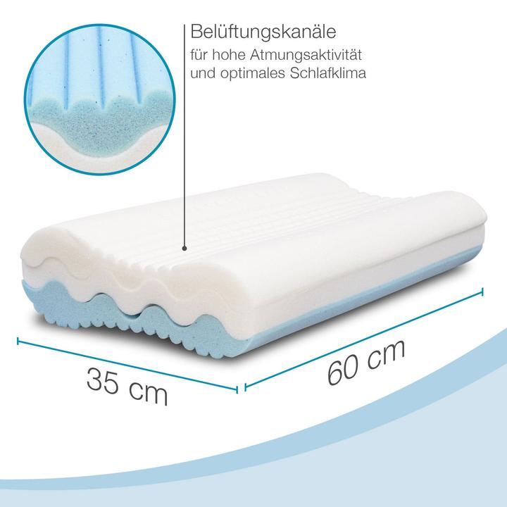 Produktbild Bestschlaf Nackenstützkissen »Premium De Luxe« (35 x 60 cm)