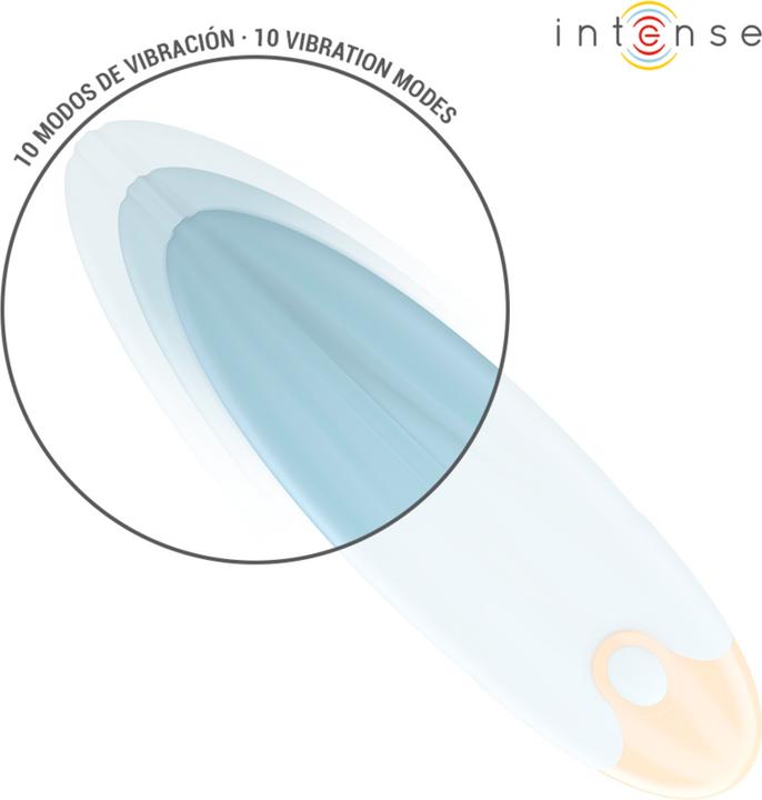 Produktbild Intense Mike Vibrierender Bullet 10 Vibrationen Blau Fernbedienung