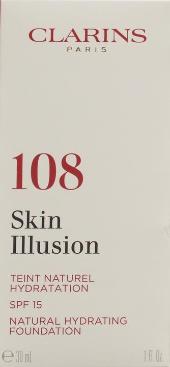 Actual product image Clarins Skin Illusion SPF15 No. 108 - Sand (No. 108 - Sand)