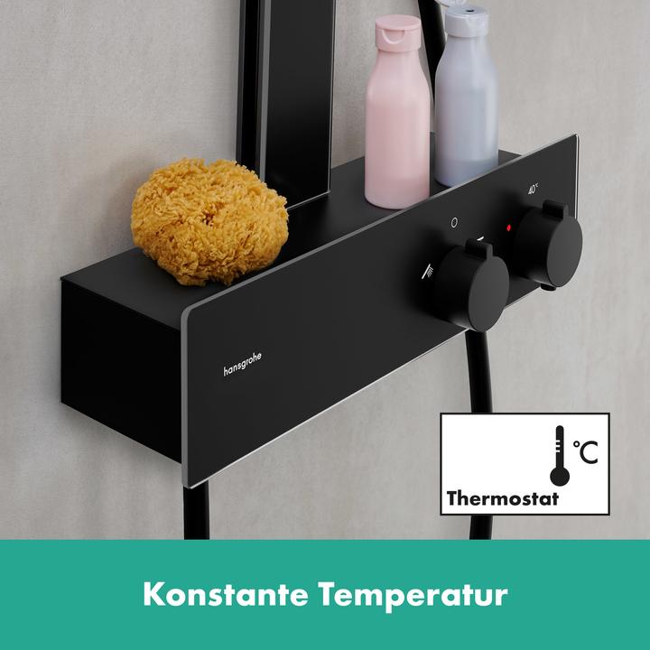 Produktbild hansgrohe Rainfinity Duschsystem 250, 1 Strahlart wassersparend, ShowerTablet 350, 28742