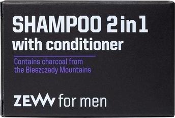 Produktbild ZEW for men 2in1 Shampoo Soap with Conditioner Charcoal (85 ml, Festes Shampoo)