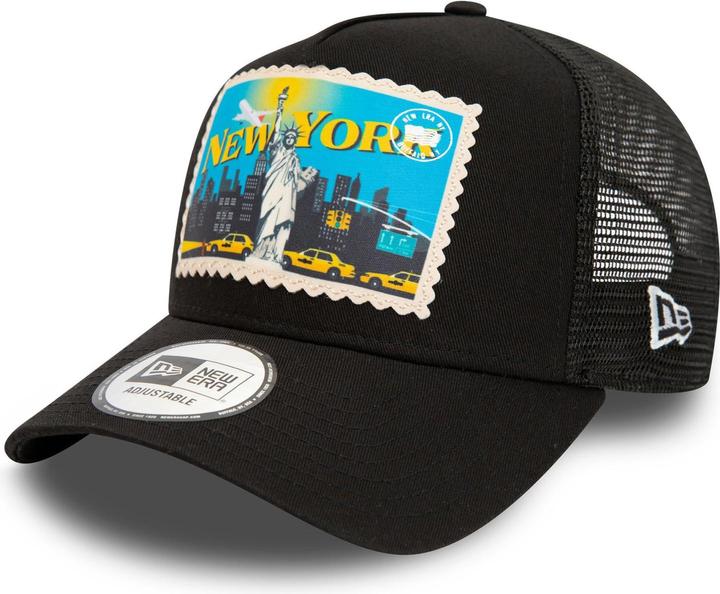 Actual product image New Era Aframe Trucker Postcard New York (One size)