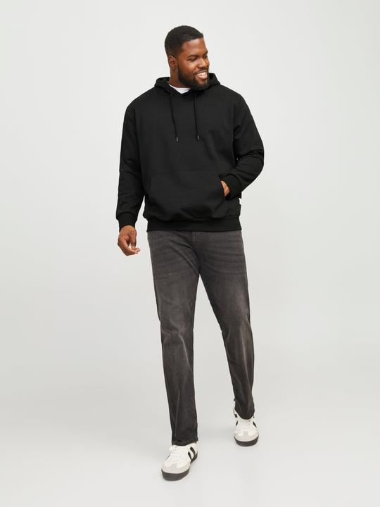 Actual product image Jack & Jones Plain plus size hoodie (XXL, 4XL)