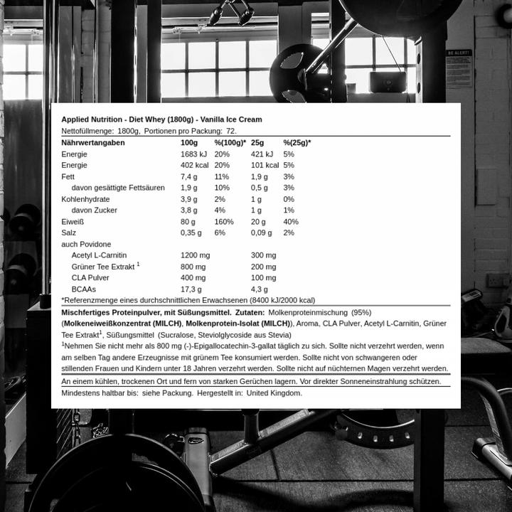 Actual product image Applied Nutririon Applied Nutrition Diet Whey (Vanilla, 1 pcs., 1800 g)