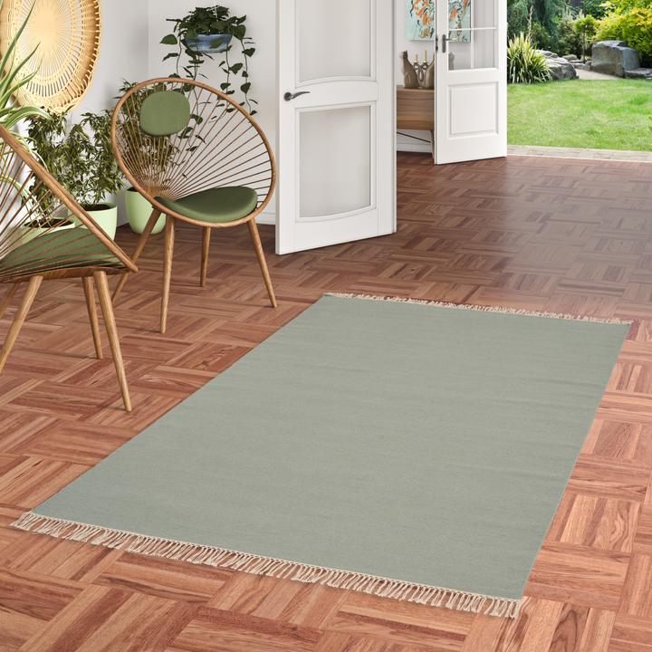 Produktbild Pergamon Wolle Natur Teppich Kelim Mila (160 x 230 cm)