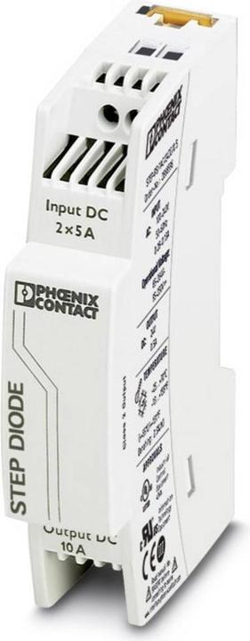 Phoenix Contact Dioden-Modul,DIN-Schiene,5-24VDC,10A