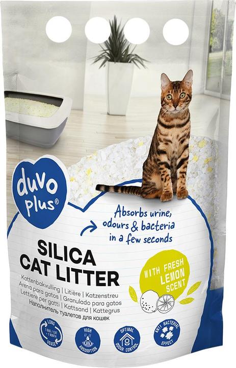 Produktbild Duvoplus katzenstreu blumen premium silica (Antibakteriell, Nicht staubend, 2 kg)