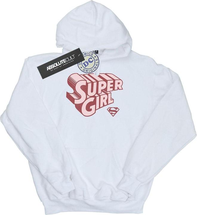Supergirl Retro Logo Kapuzenpullover Mädchen