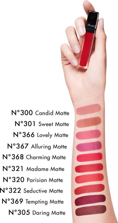 Produktbild Guerlain KissKiss Liquid Lips No L320 (L320 Parisian Matte)