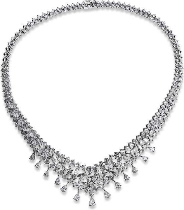 Goldberg Diamant Collana 18 (Oro bianco, 42 cm)