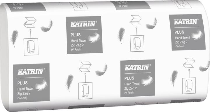 Actual product image Katrin Paper towels 35311 PLUS Zig-Zag folding 2-ply 4,000 tissues (20 x)