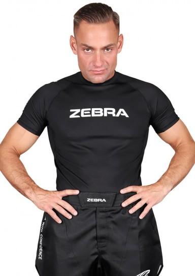 Zebra Athletics RashGuard mit kurze Ärmeln (S)