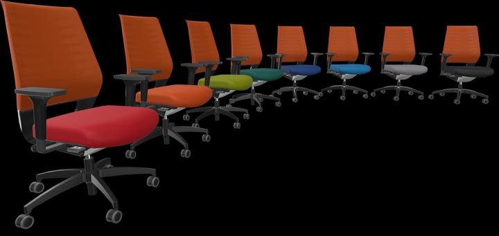 Actual product image Dauphin X-Code office swivel chair