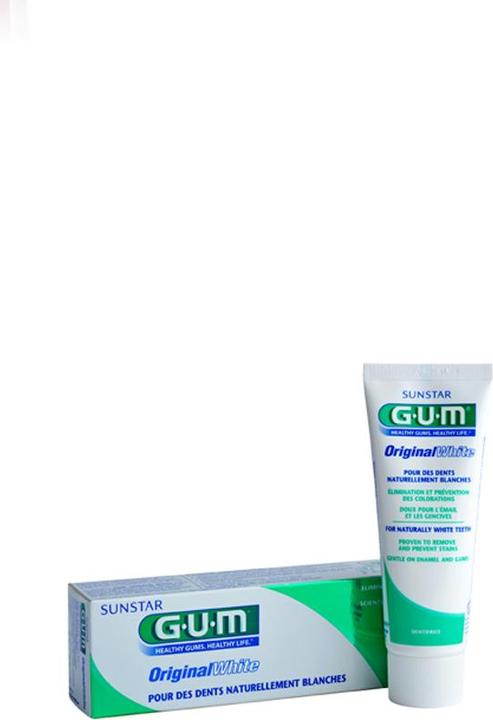 Actual product image GUM Toothpaste Original White (75 ml)