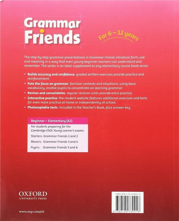 Image du produit Grammar Friends: 2: Student Book (Anglais, Collectif, 2018)