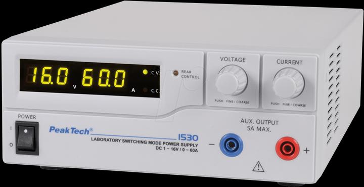 Peaktech Alimentation de laboratoire 1 canal....16 VDC VDC 60 A, Programmable ( 1530)