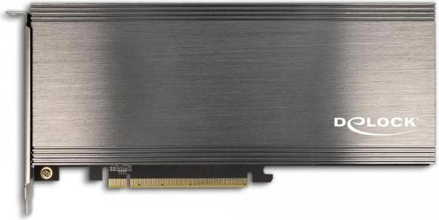 Image du produit Delock Carte PCI Express 4.0 x16 vers 4 x internes NVMe M.2 Key M avec dissipateur thermique et ventilateur