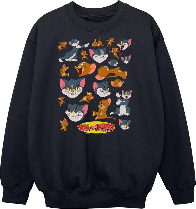 Tom & Jerry Many Faces Sweatshirt Jungen