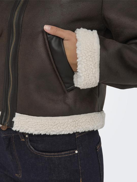 Immagine prodotto Only Giacca con collo Fly-Away Giacca in ecopelle (XS)