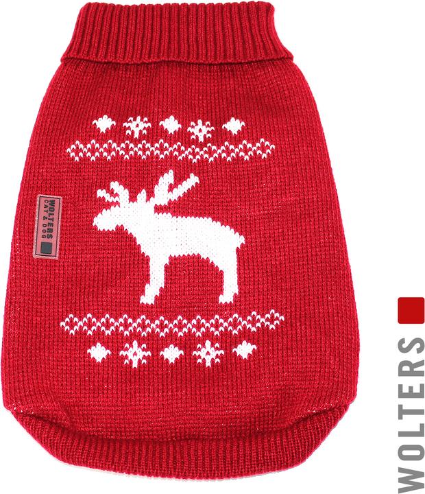 Produktbild Wolters Strickpullover Elch für Hunde- (30, Hundepullover)